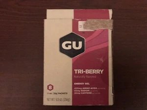 Gu Energy Labs GU Energy Tri-Berry Energy Gel Packets, 8 Ct - Picture 1 of 5