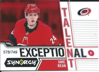 2018-19 Upper Deck Synergy JAKE BEAN Rookie Exceptional Talent 578/749 - Image 1 of 2