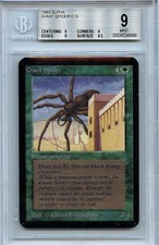 MTG Alpha Giant Spider BGS 9.0 (9) Mint Card Magic the Gathering WOTC 4886
