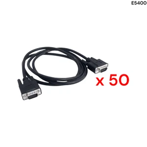 Black VGA Cables Brand New Lot of 50 E5400 - Afbeelding 1 van 3