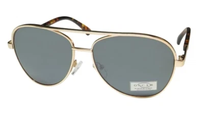 OSCAR by Oscar de la Renta Unisex OSS3064-770 Gold / Green Tinted Sunglasses - Image 1 of 2