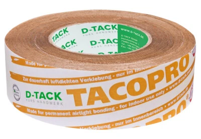 Dampfsperre Dampfbremse Klebeband D-TACK TACOPRO 60 mm x 40 m