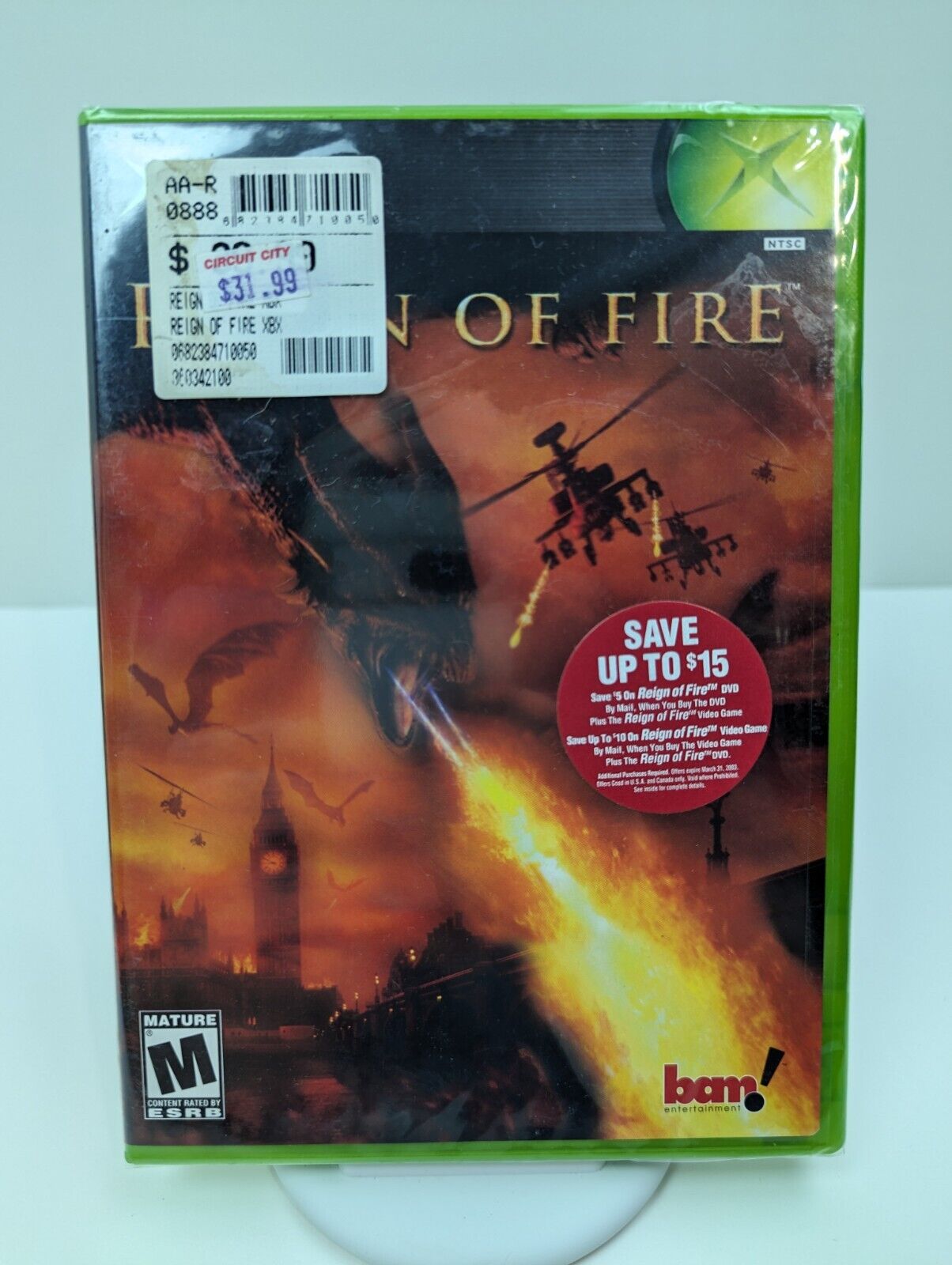 Reign of Fire Microsoft Xbox Video Game New Factory Sealed Brand New X-Box