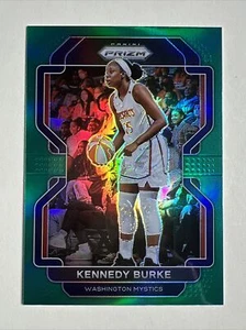 2022 Panini Prizm WNBA Green Prizm Parallel #78 Kennedy Burke Washington Mystics - Picture 1 of 2