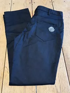 NEW Burger King Women's Sz 12 Uniform Black Straight Leg Pants 5110212 NICE - Picture 1 of 8