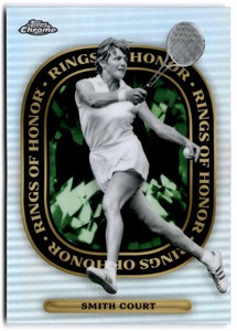 2021 Topps Chrome MARGARET SMITH COURT #ROH-6 Silver Rings of Honor ITHF ASTL