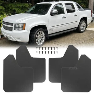 Guardabarros 4xAnchos Rally guardabarros protector contra salpicaduras para Chevy Avalanche 1500 2500 3500 - Imagen 1 de 14