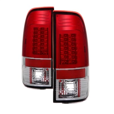 Spyder Auto 5029140 LED Red/Clear Taillights 97-07 Ford F-Series - Image 1 of 4