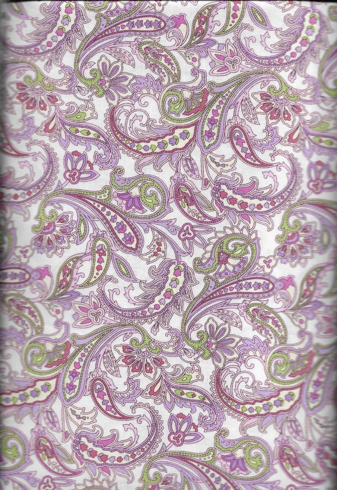 Tela 45' 100% algodón "cozy paisley" de Benartex Farbenric Foto 1 de 3