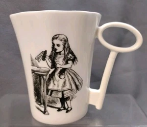 RARE Whittard Mad Hatter Tea Party Mug Key Handle Alice In Wonderland bone china - Picture 1 of 9