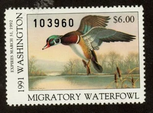 Washington WA06 WA6 1991 Wood Duck MNH shipping in the USA! - Picture 1 of 1