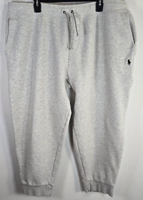 Polo Ralph Lauren Pants Mens Light Gray Double Knit Jogger Pants Size 2XB Pony - Image 1 of 4