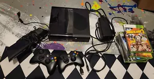 Microsoft Xbox 360 Kinect & Adventures Bundle with 8 extra games 2 controllers - Picture 1 of 5