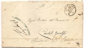 C9533-Emilia Romagna,Piacenza,cerchio piccolo,Castelguelfo,71°regg.Fanteria,1865 - Picture 1 of 1