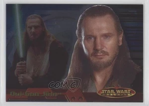 2001 Topps Star Wars: Evolution Qui-Gon Jinn #63 2vh - Picture 1 of 3