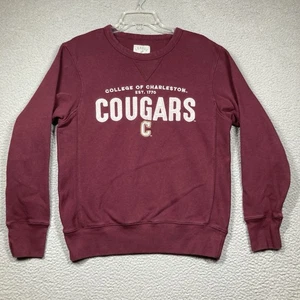 College of Charleston Cougars Sweatshirt Erwachsene Medium Burgund Pullover Sweater - Bild 1 von 10