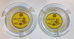 Vintage Sands Hotel & Casino Ashtrays (2) - Las Vegas - Picture 1 of 2