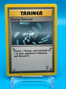 Energieentfernung Pokemon Base Set 2 Trainer Karte 119/130 Vintage 2000 LP TCG - Bild 1 von 5