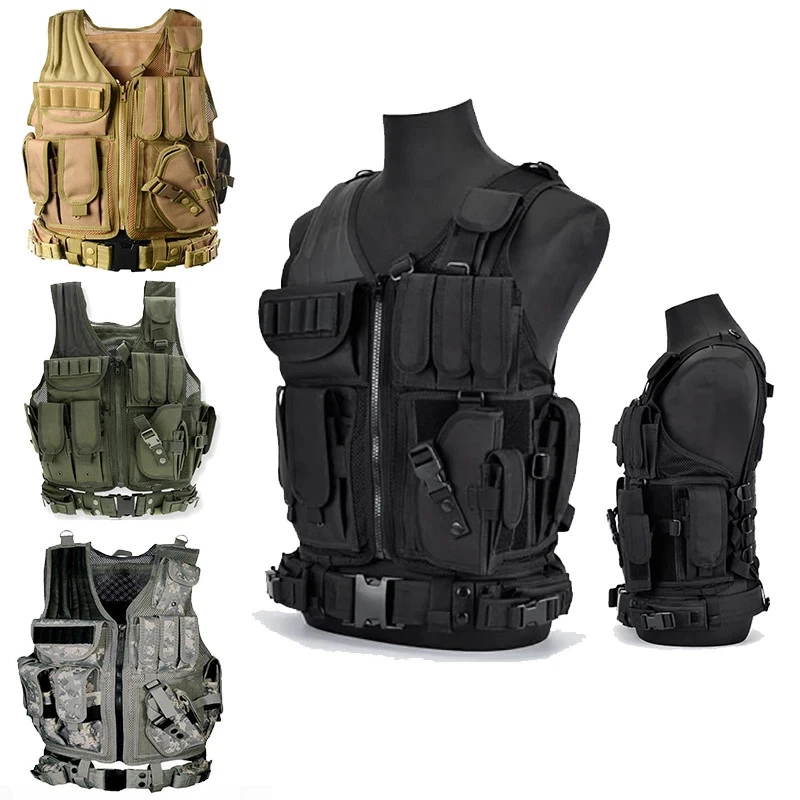 RUIN HAWK Multi-Pocket Army Tactical Vest Jungle Combat Body Armor Westen Security Jagd