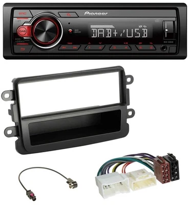 Pioneer MP3 1DIN DAB USB AUX Autoradio für Dacia Lodgy Duster Dokker Sandero sch - Bild 1 von 4