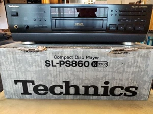 Technics SL-PS860 K Lettore CD Nero Hi-Fi Compact Disc Componente Audio Vintage - Foto 1 di 12