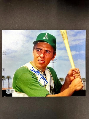 Rick Monday signed Oakland Athletics 8x10 Photo autograph ~ Beckett BAS - Image 1 of 3