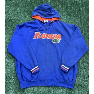 Florida Gators NCAA VF Imagewear Blue Orange Full Zip Hoodie Sweatshirt #263 - Image 1 of 4