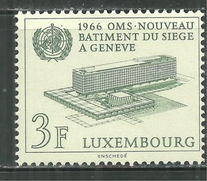 LUXEMBOURG 434 MNH WHO HEADQUARTERS GENEVA - Picture 1 of 1