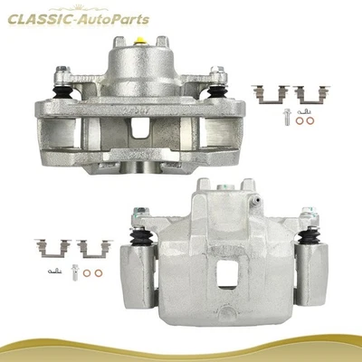 Para 2002 - 2012 MITSUBISHI GALANT par de pinças de freio dianteiras com suporte - Imagem 1 de 4