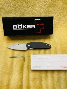 Boker Plus CLB Compliance Frame Lock Knife (2.38" Bead Blast) 01BO535 Black - Picture 1 of 9