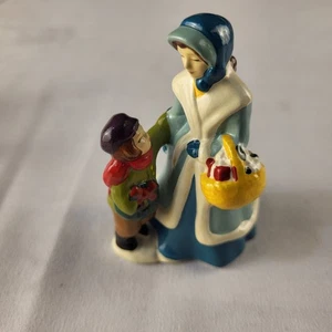 1982 Avon McConnell’s Corners Mother & Son 3"H Keramik Figur Weihnachten - Bild 1 von 4