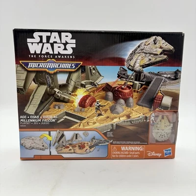 Star Wars The Force Awakens Micro Machines Millennium Falcon Playset 2015 - Image 1 of 4