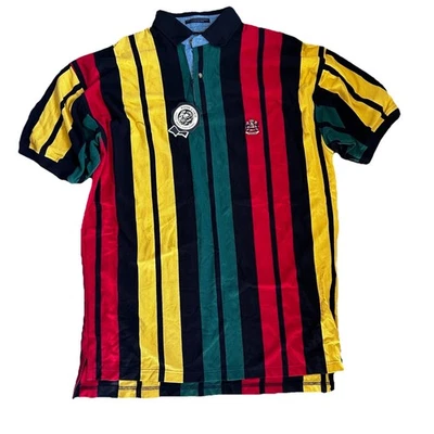 Woods & серый красный желтый зеленый черный в полоску Polo XL новый с Ярлыками - Изображение 1 из 4