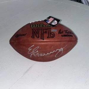 Eli Manning signed Football STEINER AUTHENTIC AUTO Wilson Official NFL, Giant’s - Picture 1 of 4