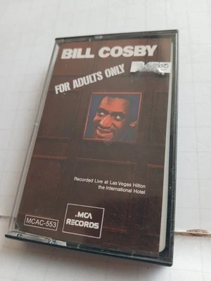 Bill Cosby - For Adults Only  (Recorded Live at Las Vegas Hilton) cassette   - Image 1 of 3