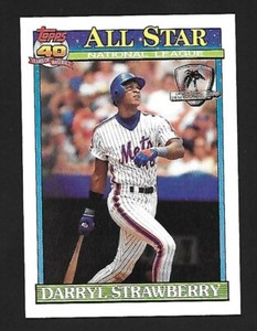 1991 Topps Desert Shield Darryl Strawberry All-Star #402 NM