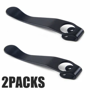 2PC Deep Carry Pocket Clip For Spyderco Paramilitary 2 Delica 4 Endura 4 Navaja - Picture 1 of 12