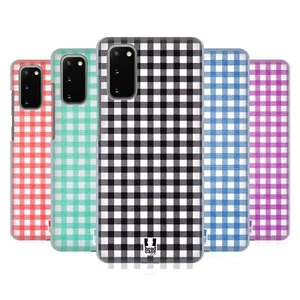 HEAD CASE DESIGNS GINGHAM-PATTERNS HARD BACK CASE FOR SAMSUNG PHONES 1 - Picture 1 of 13