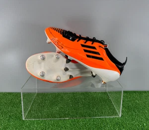 Adidas F50 Adizero SG Elite US9.5 UK9 Orange boots Cleats mens Football/Soccers - Picture 1 of 12