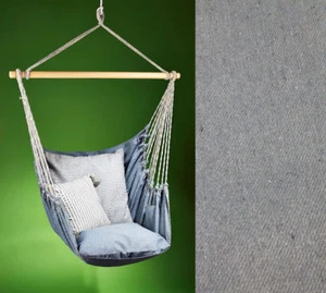 Exp blauer Sessel Hängesessel Hängestuhl Jeans blaugrau ohne/mit Kissen Auswahl - Bild 1 von 5