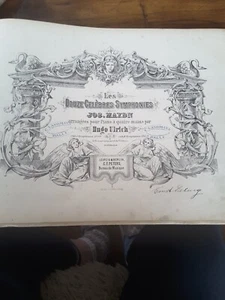 Jos. Haydn Symphonien 1-6 Klavier zu 4 Händen antik - Bild 1 von 3