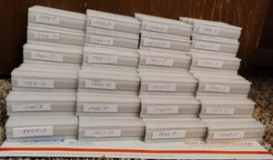 123 Rolls 6150 Lincoln Wheat Pennies Sorted/Labeled in New Stackable Coin Tubes - Picture 1 of 8
