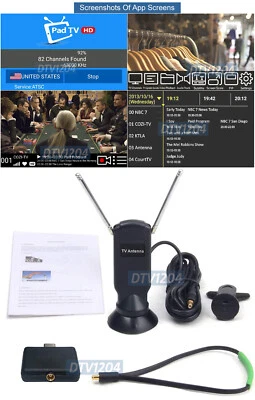 Dongle ricevitore TV antenna HD per dispositivi Android -Guarda registrare TV in diretta ovunque - Immagine 1 di 4