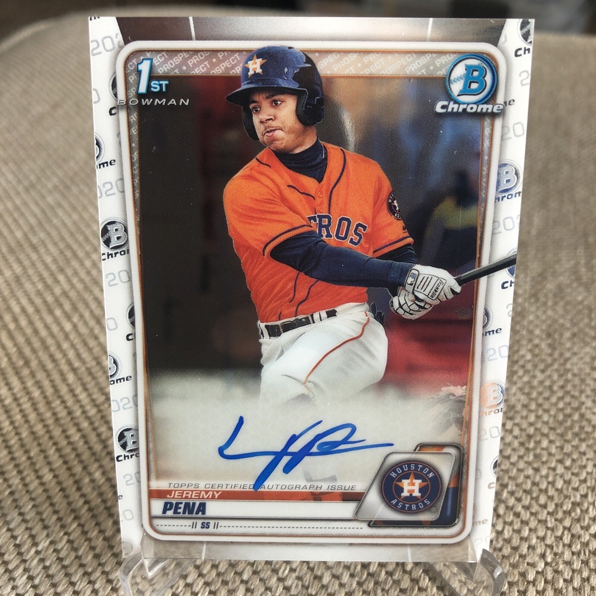 2020 Bowman - Jeremy Pena #CPA-JP for sale | eBay