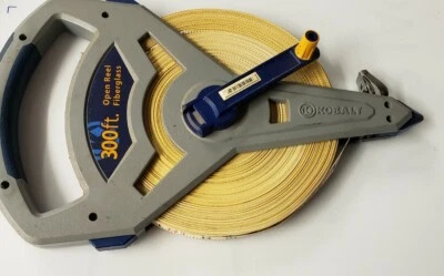 Kobalt 300FT Fiberglass Open Reel Measuring Tape 0412116 - Image 1 of 3