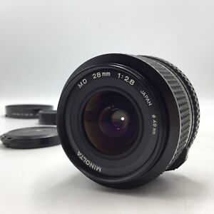 *EXC* Minolta MD 28mm f/2.8 MF Wide Angle Lens for MD Mount