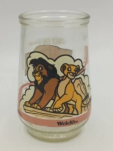 Vintage 1995 Welch's Jelly Jar Disney's The Lion King 2 Simba's Pride #6 Glass - Picture 1 of 3