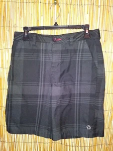 Rusty Plaid Shorts- Size 18 / 29 waist closer to 30W -Surfer Brand~ - Picture 1 of 8