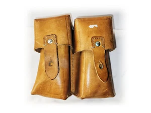 Borsa a doppia cella militare in surplus pelle Yugo serbo Mauser M48 1970 - Foto 1 di 7