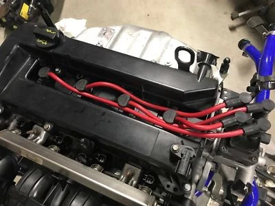 RED 8.5MM PERFORMANCE IGNITION LEADS FOR THE FIESTA ST150 MK6 VI RACING LEAD - Image 1 of 4